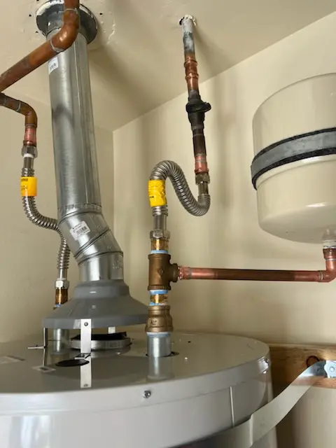 Water heater installation and plumbing repair in Frontier Park