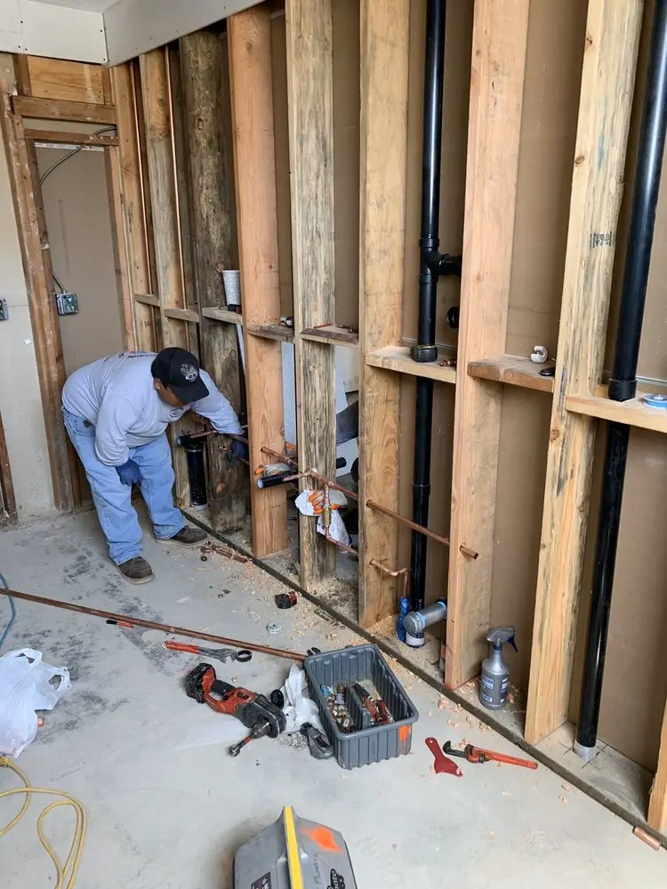 Commercial rough-in plumbing for Gas Line Repair in Frontier Park
